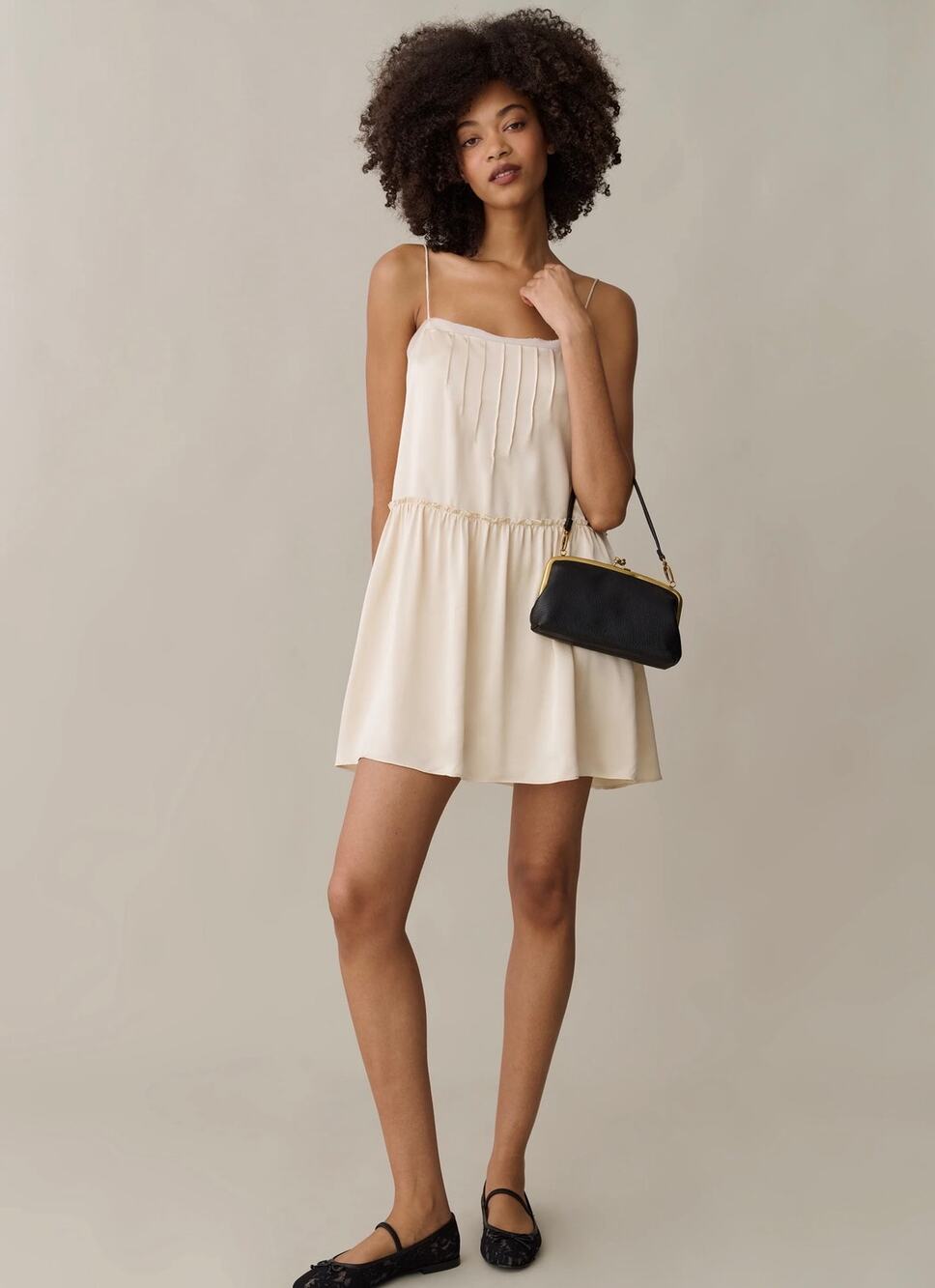 New few Moda Sorella Devika silk cream dress $297 sz 0